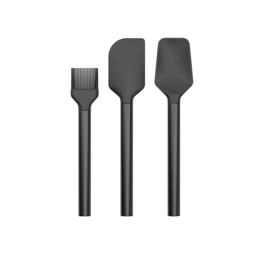 Emma bagesæt, sort - 3 dele - Rosti