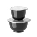Margrethe røreskålesæt, sort - 2 stk. - Rosti